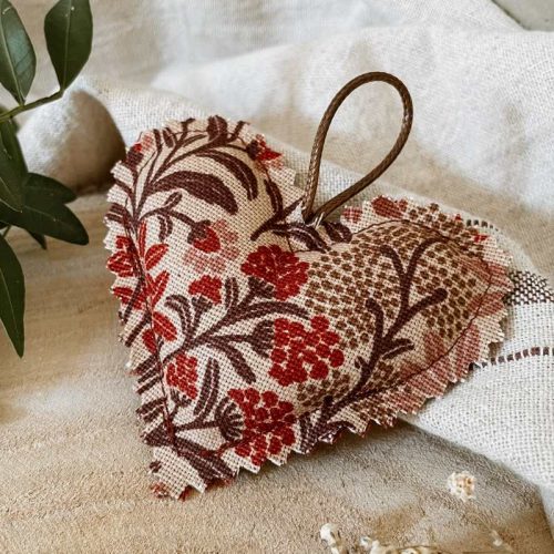 Genähter Herz Anhänger